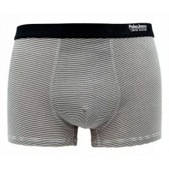 Majtki, Bokserki Czarne w Paski, Męskie, Elastyczne, Obcisłe, -Pako Jeans. Czarne bokserki męskie Pako Jeans, bez wzorów, z bawełny. Za 33.00 zł.
