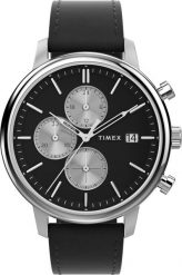 Zegarek Timex Zegarek męski Timex TW2W13100 czarny. Czarne zegarki męskie Timex, bez wzorów. Za 577.00 zł.