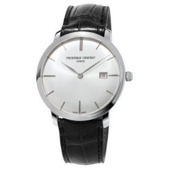 RABAT ZEGAREK FREDERIQUE CONSTANT SLIM LINE FC-306S4S6. Szare zegarki męskie FREDERIC CONSTANT, bez wzorów, ze stali. W wyprzedaży za 5,320.00 zł.