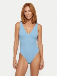 Seafolly Strój kąpielowy Sea Dive 10974-861 Błękitny. Niebieskie stroje kąpielowe damskie Seafolly, bez wzorów, z syntetyku. Za 509.99 zł.