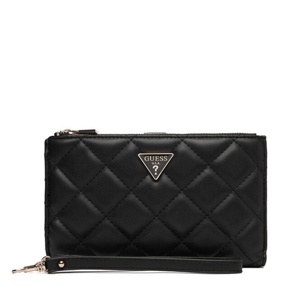 Portfel Guess. Czarne portfele damskie Guess. Za 294.99 zł.