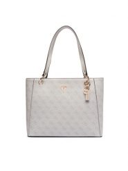 Guess Torebka Noelle II HWBG96 72250 Kremowy. Białe shopperki damskie Guess, z aplikacjami, ze skóry, bez dodatków. Za 674.99 zł.