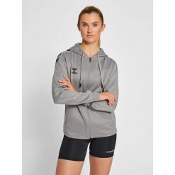 Bluza fitness damska Hummel hmlCore. Szare bluzy damskie Hummel, l, bez wzorów, z elastanu, bez ramiączek, bez kaptura. Za 233.75 zł.