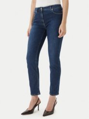 Luisa Spagnoli Jeansy Alicudi 542850 Granatowy Skinny Fit. Niebieskie jeansy damskie Luisa Spagnoli, bez wzorów, z bawełny. Za 855.99 zł.