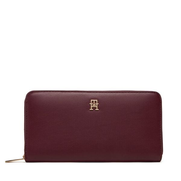 Portfel Tommy Hilfiger. Czerwone portfele damskie Tommy Hilfiger. Za 260.99 zł.