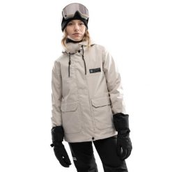 Kurtka snowboardowa premium damska Ultimate Saslong. Brązowe kurtki sportowe damskie SIROKO, na zimę, bez wzorów, bez ramiączek, bez kaptura, snowboardowy. Za 1,268.00 zł.