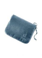 Portfel Deuter Zip Wallet - atlantic/desert. Zielone portfele męskie Deuter, bez wzorów, z poliamidu. Za 94.99 zł.