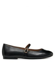 Geox Baleriny D New Palmaria D664JA 000TU C9999 Czarny. Czarne balerinki damskie Geox, bez wzorów, ze skóry, bez obcasa, bez zapięcia. Za 449.99 zł.