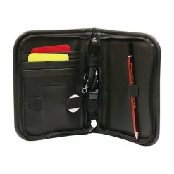 Portfel sędziego z akcesoriami - 2514. Białe portfele męskie Softee, bez wzorów, ze skóry. Za 172.99 zł.