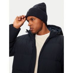 Czapka Tommy Hilfiger. Niebieskie czapki męskie Tommy Hilfiger, na zimę, bez wzorów. Za 299.99 zł.