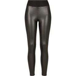 Legginsy Damskie Ze Skóry Ekologicznej Z Wysokim Stanem. Czarne legginsy damskie Urban Classics, bez wzorów, ze skóry ekologicznej. Za 137.99 zł.