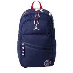 Plecak sportowy Nike AIR JORDAN PARIS SAINT GERMAIN. Czarne plecaki męskie Nike, bez wzorów, z materiału, sportowe. Za 279.00 zł.