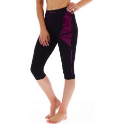 Spodnie 3/4 termoaktywne damskie Viking Etna, leggins. Czarne bielizna sportowa damska Viking, xs, bez wzorów. Za 99.90 zł.