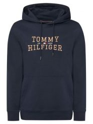 Tommy Hilfiger Bluza Icon Intechno MW0MW42528 Granatowy Regular Fit. Niebieskie bluzy męskie Tommy Hilfiger, m, bez wzorów, z bawełny, bez ramiączek, bez kaptura. Za 699.99 zł.