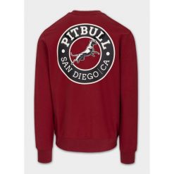 Bluza męska Pitbull SAN DIEGO CA. Brązowe bluzy męskie PITBULL, l, bez wzorów, bez ramiączek, bez kaptura. Za 199.99 zł.