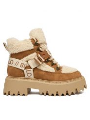 Buffalo Trzewiki Aspen Com Mid Warm 1622594 Beżowy. Brązowe botki damskie Buffalo, bez wzorów, bez obcasa, na płaskiej podeszwie, bez zapięcia. Za 479.99 zł.