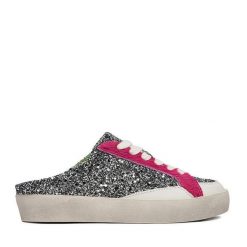 Klapki Eva Minge. Szare klapki damskie Eva Minge, bez wzorów, bez obcasa, bez zapięcia. Za 379.99 zł.