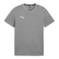 Koszulka sportowa męska Puma Team Goal Casuals. Białe koszulki sportowe męskie Puma, m, bez wzorów, z bawełny, bez ramiączek, na fitness i siłownię. Za 72.00 zł.