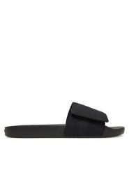 Calvin Klein Klapki Adj Pool Slide Canvas Logo HM0HM01749 Czarny. Czarne klapki męskie Calvin Klein, bez wzorów, z materiału, bez zapięcia. Za 139.99 zł.