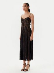 NORMA KAMALI Sukienka koktajlowa ST1253LNP40850 Czarny Slim Fit. Czarne sukienki damskie Norma Kamali, s, bez wzorów, z syntetyku, wizytowe, bez kołnierzyka, bez ramiączek. Za 1,569.00 zł.