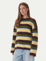 ONLY Sweter Sweter 15375036 Zielony Regular Fit. Zielone swetry nierozpinane damskie ONLY, l, bez wzorów, z syntetyku, bez kołnierzyka, bez ramiączek. Za 209.99 zł.