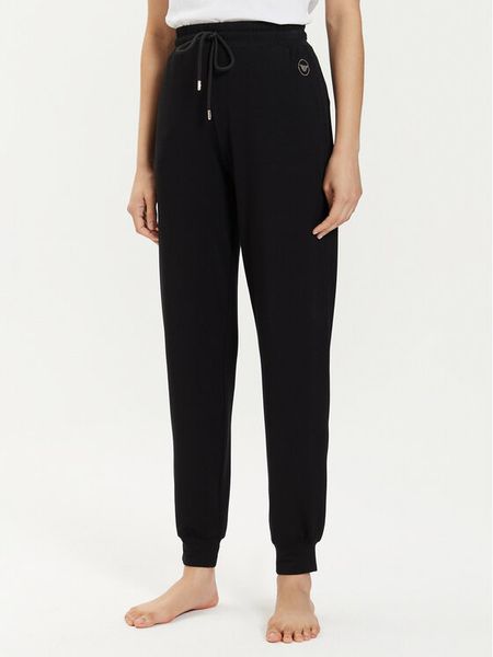 Emporio Armani Underwear Spodnie dresowe 164836 4R272 00020 Czarny Regular Fit. Czarne spodnie dresowe damskie Emporio Armani Underwear, bez wzorów, z dresówki. Za 229.99 zł.