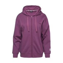 Damska Bluza Z Kapturem Rigel Full Zip. Fioletowe bluzy damskie Hi-tec, m, bez wzorów, z bawełny, bez ramiączek, z kapturem. Za 141.99 zł.