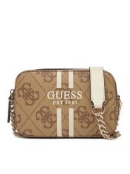 Guess Torebka HWOS96 72140 Beżowy. Brązowe torebki do ręki damskie Guess, z aplikacjami, ze skóry, bez dodatków. Za 289.99 zł.