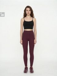 Legginsy sportowe Active - czerwony. Czerwone legginsy damskie Sinsay, l, bez wzorów, na fitness i siłownię. Za 39.99 zł.