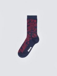 Skarpety męskie z wzorem paisley granatowe Bandero 403. Niebieskie skarpety męskie BIG STAR, bez wzorów. Za 19.99 zł.