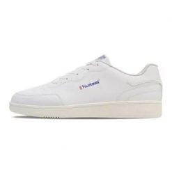 Sneakersy Hummel Match Point MP. Białe buty zimowe męskie Hummel, bez wzorów, bez obcasa, bez zapięcia. Za 211.50 zł.