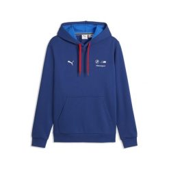 Męska bluza z kapturem BMW M MOTORSPORT Essentials PUMA. Niebieskie bluzy sportowe męskie Puma, m, bez wzorów, z kapturem, do biegania. W wyprzedaży za 284.00 zł.