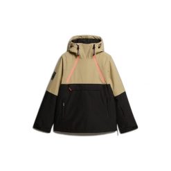 Kurtka narciarska na zamek Superdry Freestyle. Brązowe kurtki sportowe męskie Superdry, na zimę, m, bez wzorów, bez kaptura, narciarskie. W wyprzedaży za 1,021.10 zł.