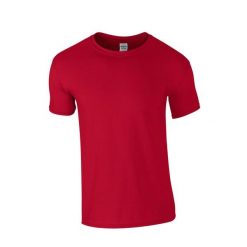 Koszulka Softstyle Dla Dorosłych Unisex. Czerwone bluzki damskie GILDAN, xl, bez wzorów, sportowe, bez kołnierzyka, bez ramiączek. Za 28.99 zł.