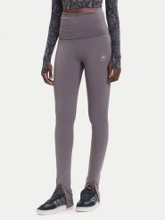 Adidas by Stella McCartney Legginsy True Strength JX4321 Szary Slim Fit. Szare legginsy damskie adidas by Stella McCartney, l, bez wzorów, z syntetyku, na fitness i siłownię. Za 399.99 zł.