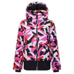 Damska kurtka z kapturem Dare 2B Glitz II. Niebieskie kurtki sportowe damskie Dare 2B, z aplikacjami, z futra, bez ramiączek, z kapturem, trekkingowe. Za 590.00 zł.