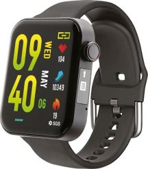 Smartwatch C-Tech Life Tracker Czarny (M37102). Czarne zegarki smartwatch C-Tech, bez wzorów. Za 240.18 zł.