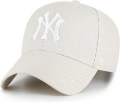 Czapka z daszkiem MVP Lifestyle New York Yankees Snapback. Brązowe czapki damskie 47 Brand, bez wzorów, z materiału. Za 157.95 zł.