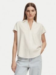 Calvin Klein Jeans Koszula Monogram LV04RC276G Beżowy jasny Slim Fit. Brązowe koszule damskie Calvin Klein Jeans, s, bez wzorów, z bawełny, bez kołnierzyka, bez ramiączek. Za 409.99 zł.