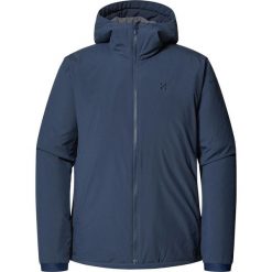 Kurtka ocieplana męska Mimic Alert Hood. Zielone kurtki męskie Haglöfs, m, bez wzorów, sportowe, bez kaptura. Za 990.00 zł.