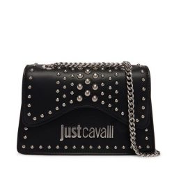 Torebka Just Cavalli. Czarne torebki do ręki damskie Just Cavalli, bez wzorów, bez dodatków. Za 749.99 zł.