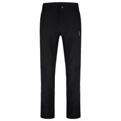 Spodnie outdoor LOAP Urfalan męskie, Tecnosoft, czarne, S. Czarne trekkingi męskie MEN'S HEALTH, bez zapięcia. Za 256.99 zł.