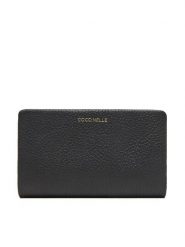 Coccinelle Portfel E2 TBM 11 F3 01 Czarny. Czarne portfele damskie Coccinelle, ze skóry. Za 549.99 zł.