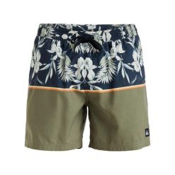 Szorty kąpielowe dla Mężczyzn SPL FLORAL 15" Czarny. Czarne kąpielówki męskie Quiksilver, bez wzorów, z materiału, sportowe. Za 172.80 zł.