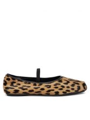 Tory Burch Baleriny Runway Ballet 165476 Brązowy. Brązowe balerinki damskie Tory Burch, bez wzorów, ze skóry, bez obcasa, bez zapięcia. Za 1,119.00 zł.