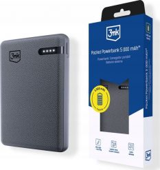 Powerbank 3MK Pocket Powerbank 5000mAh 12W USB-C gray/gray. Szare powerbanki 3mk. Za 79.93 zł.