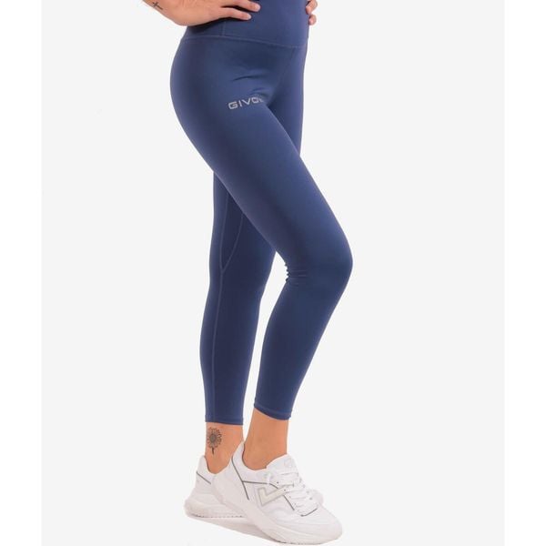 Damskie Legginsy Sportowe Givova Basic Niebieskie XL. Niebieskie legginsy damskie Givova, xl, bez wzorów, z elastanu, na fitness i siłownię. Za 200.99 zł.