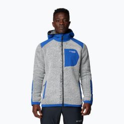 Bluza męska Columbia Arctic Crest Sherpa. Niebieskie bluzy męskie Columbia, m, bez wzorów, sportowe, bez ramiączek, bez kaptura. Za 499.99 zł.