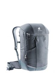 Plecak rowerowy Deuter Rotsoord 25+5 - graphite/shale. Szare plecaki męskie Deuter, bez wzorów, z materiału, biznesowe. Za 626.99 zł.
