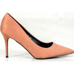 Diamantique brązowe Beżowe Szpilki. Brązowe szpilki damskie Diamantique, bez wzorów, ze skóry ekologicznej, bez obcasa, na szpilce, bez zapięcia. Za 79.00 zł.